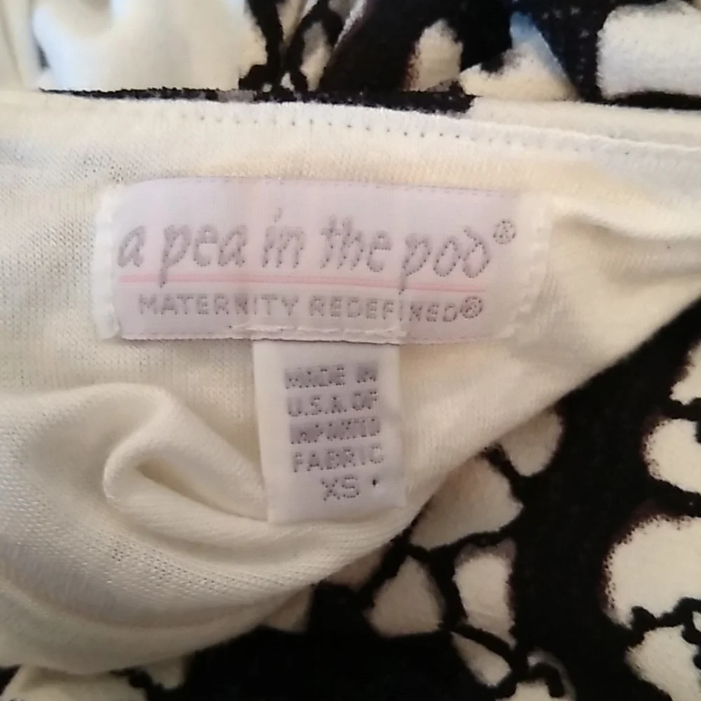 A pea in the pod black and white sleeveless dress - Picture 5 of 6